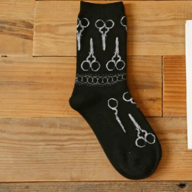 2017 Caramella Banana Cotton Women/men Kawaii Fruit Crew Socks Cute Harajuku Street Tide Casual Funny  Japanese Korean Novelty