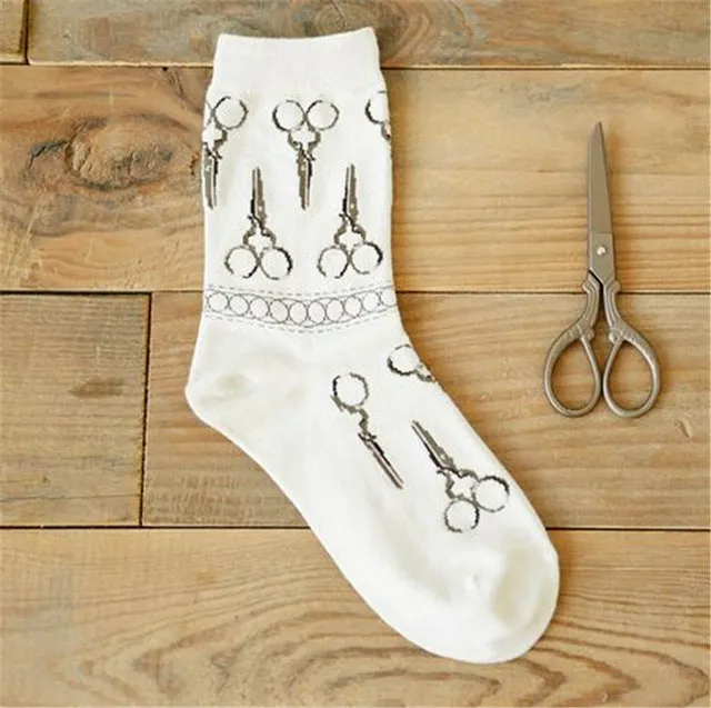 2017 Caramella Banana Cotton Women/men Kawaii Fruit Crew Socks Cute Harajuku Street Tide Casual Funny  Japanese Korean Novelty