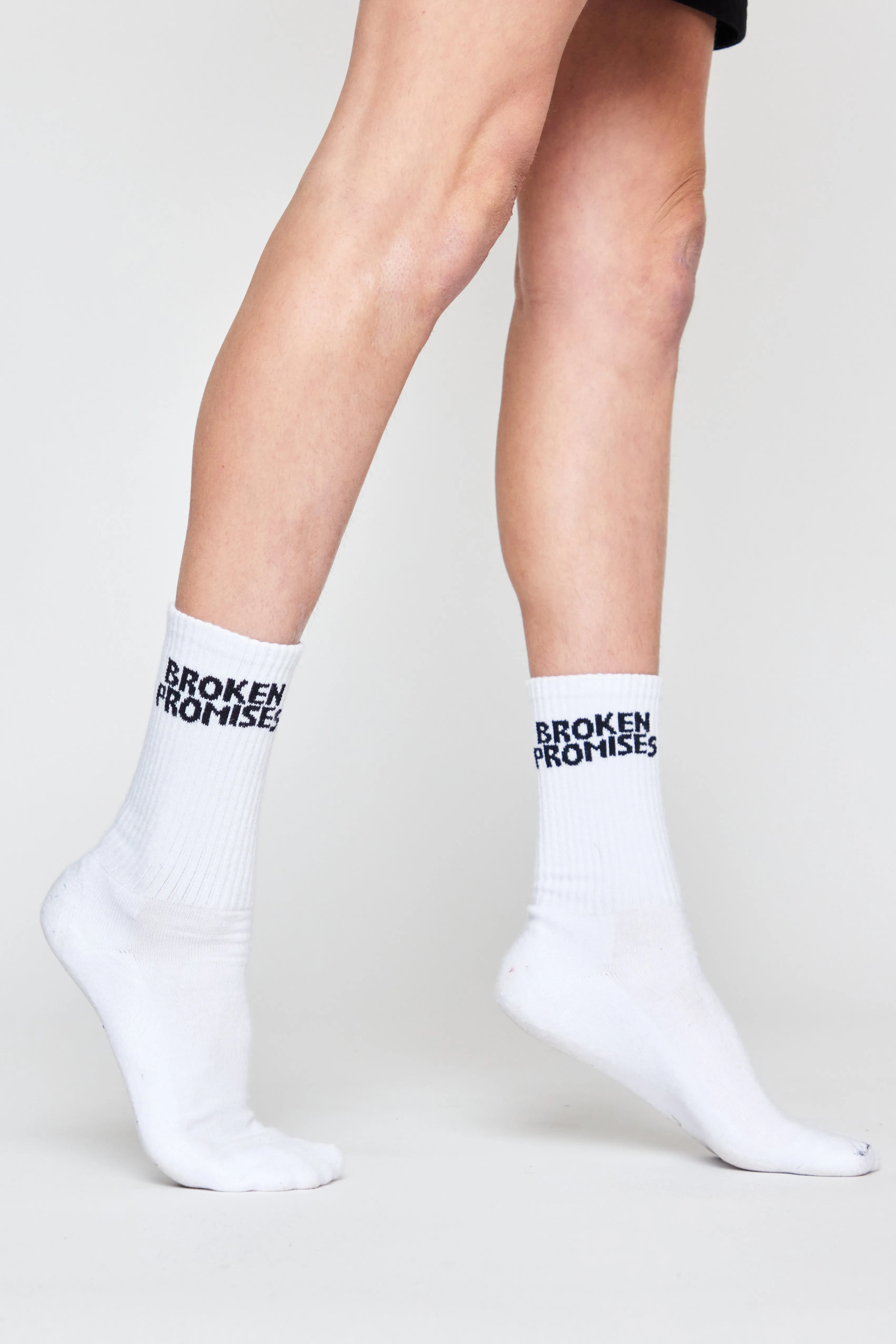 BP Wave Logo Sock - White