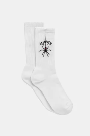 Edwin Spider Socks (White)