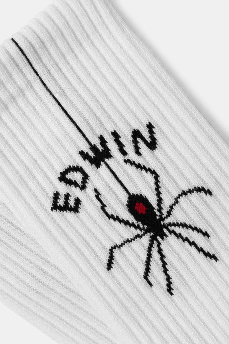 Edwin Spider Socks (White)