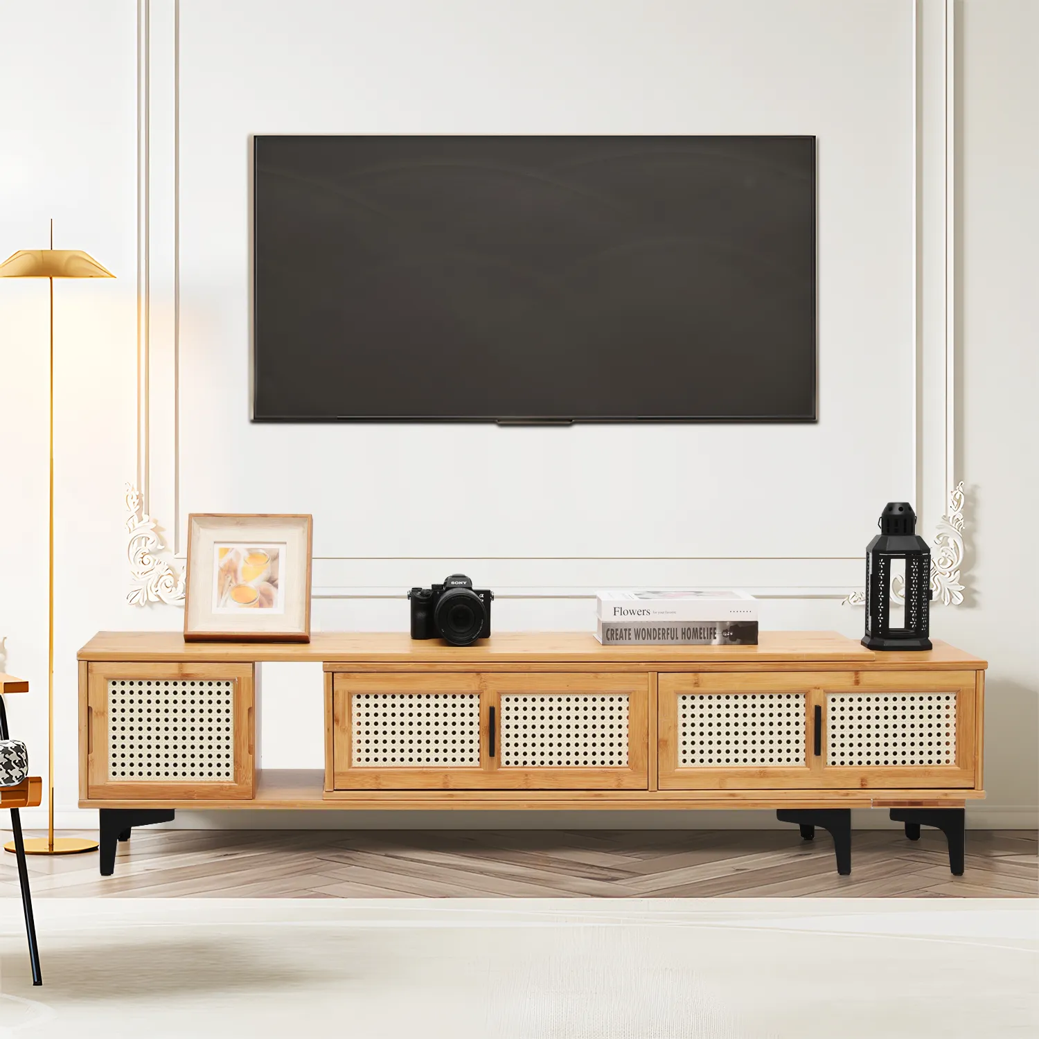 Extendable TV Stand - Natural
