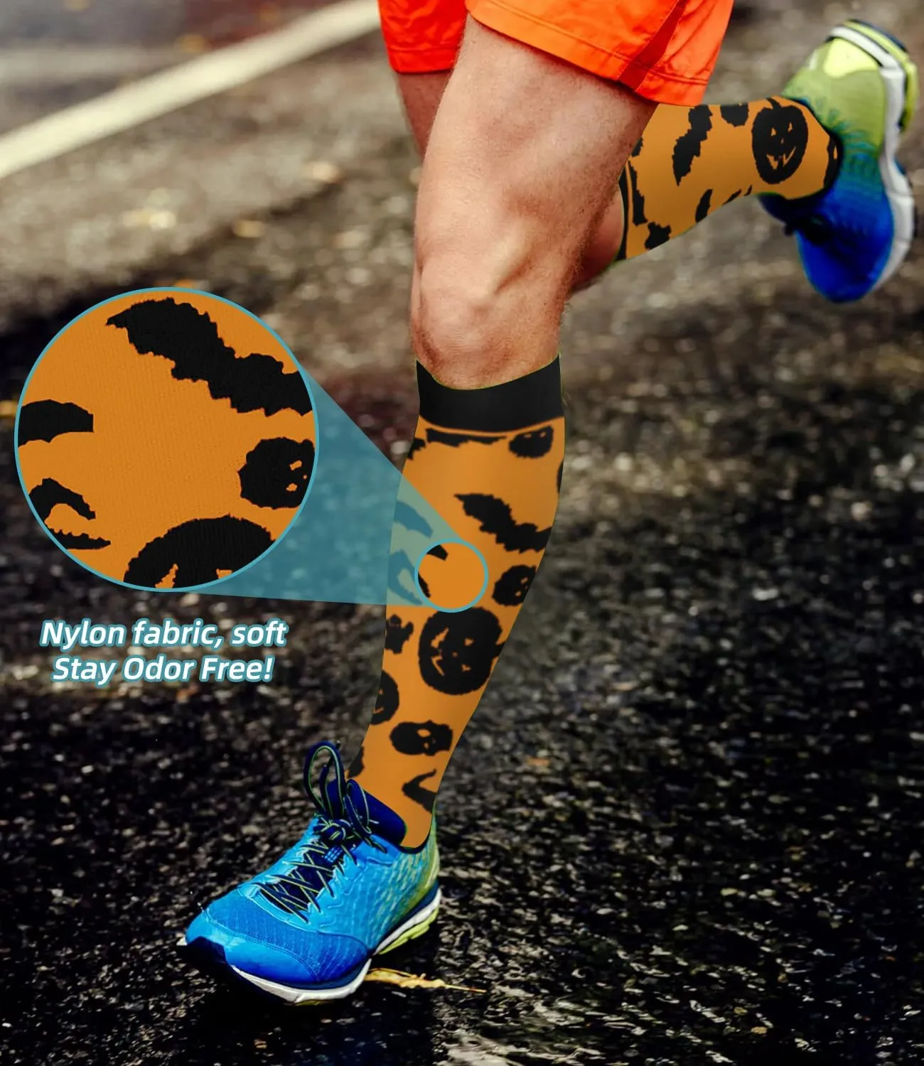 FuelMeFoot Compression Socks For Women Men - Graduated Support Knee High Socks For Nurses, Travel, Athletic