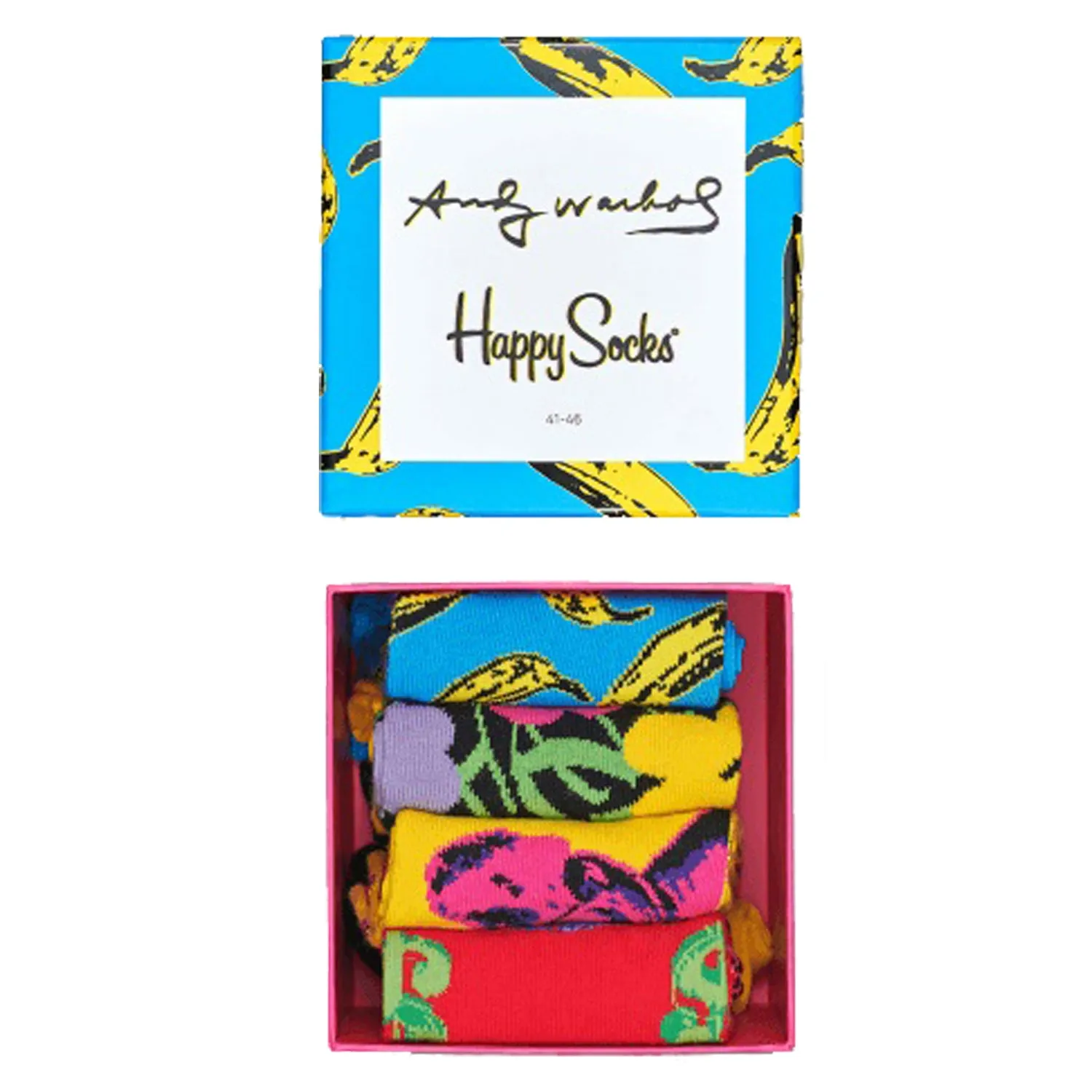 Happy Socks x Andy Warhol Women's Gift Box - 4 Pack
