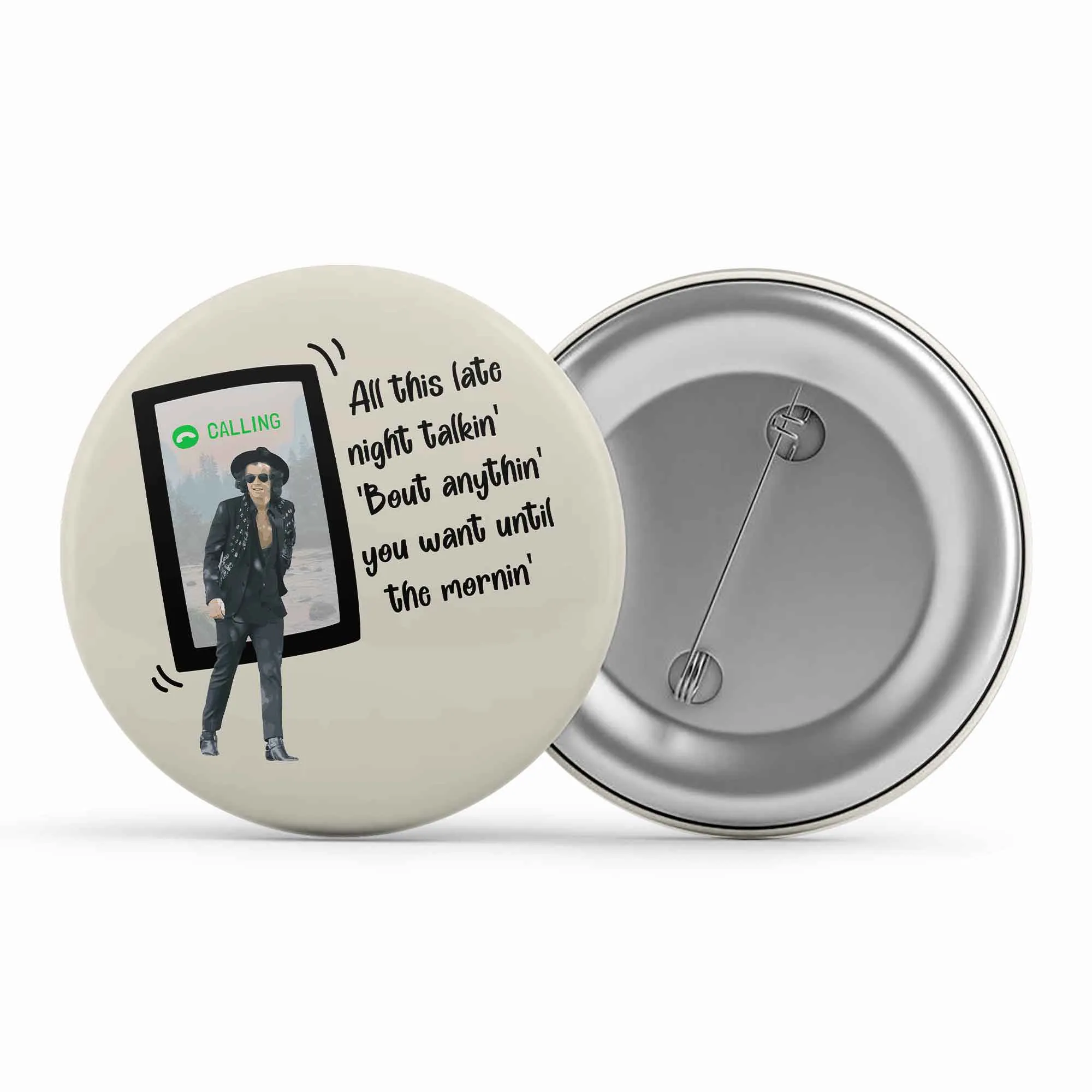 Harry Styles Badge - Late Night Talkin'