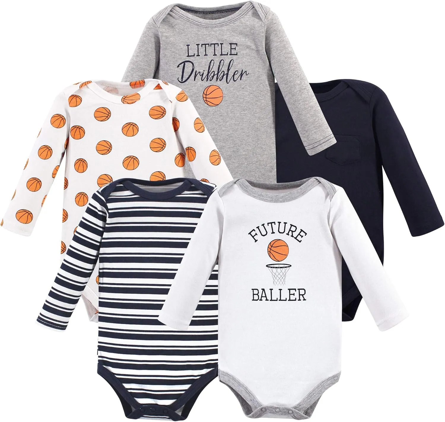 Hudson Baby Unisex Baby Cotton Bodysuits