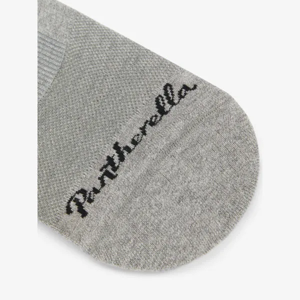 Invisible socks with Pantherella logo, gray