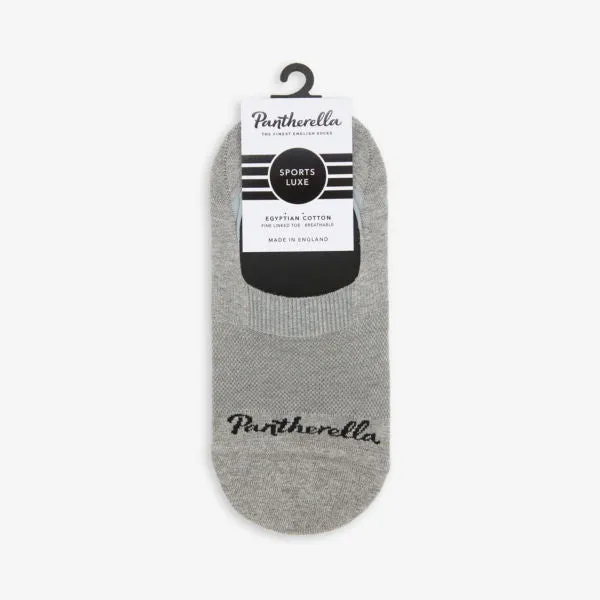 Invisible socks with Pantherella logo, gray