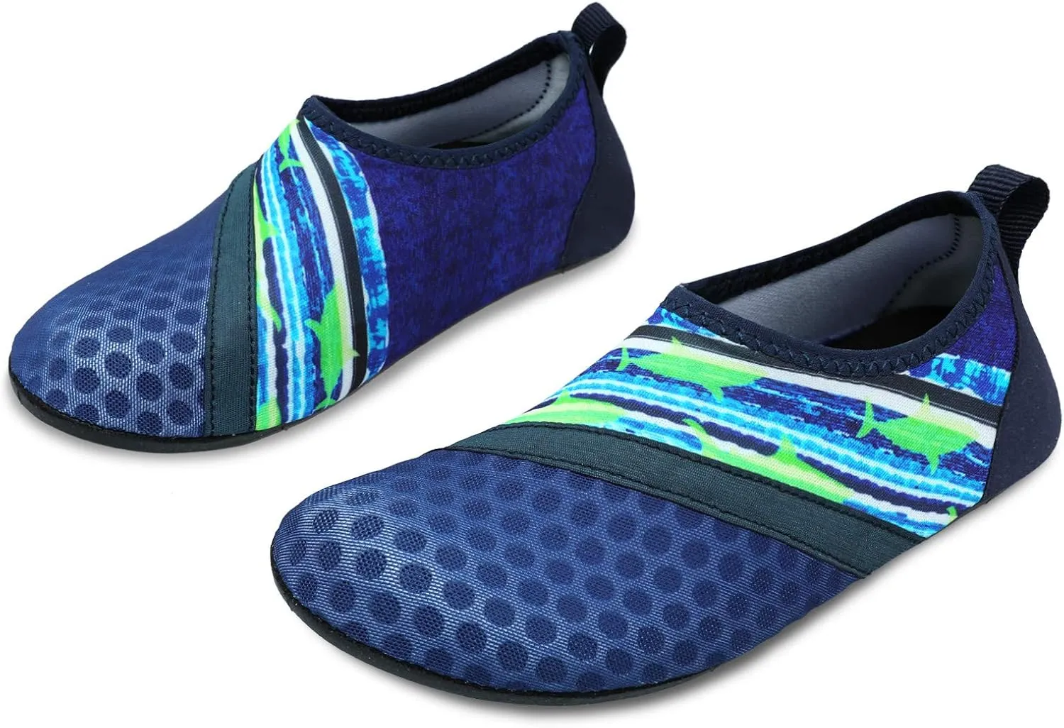 JIASUQI Kids Boys and Girls Summer Athletic Water Shoes Aqua Socks for Beach Swimming Pool