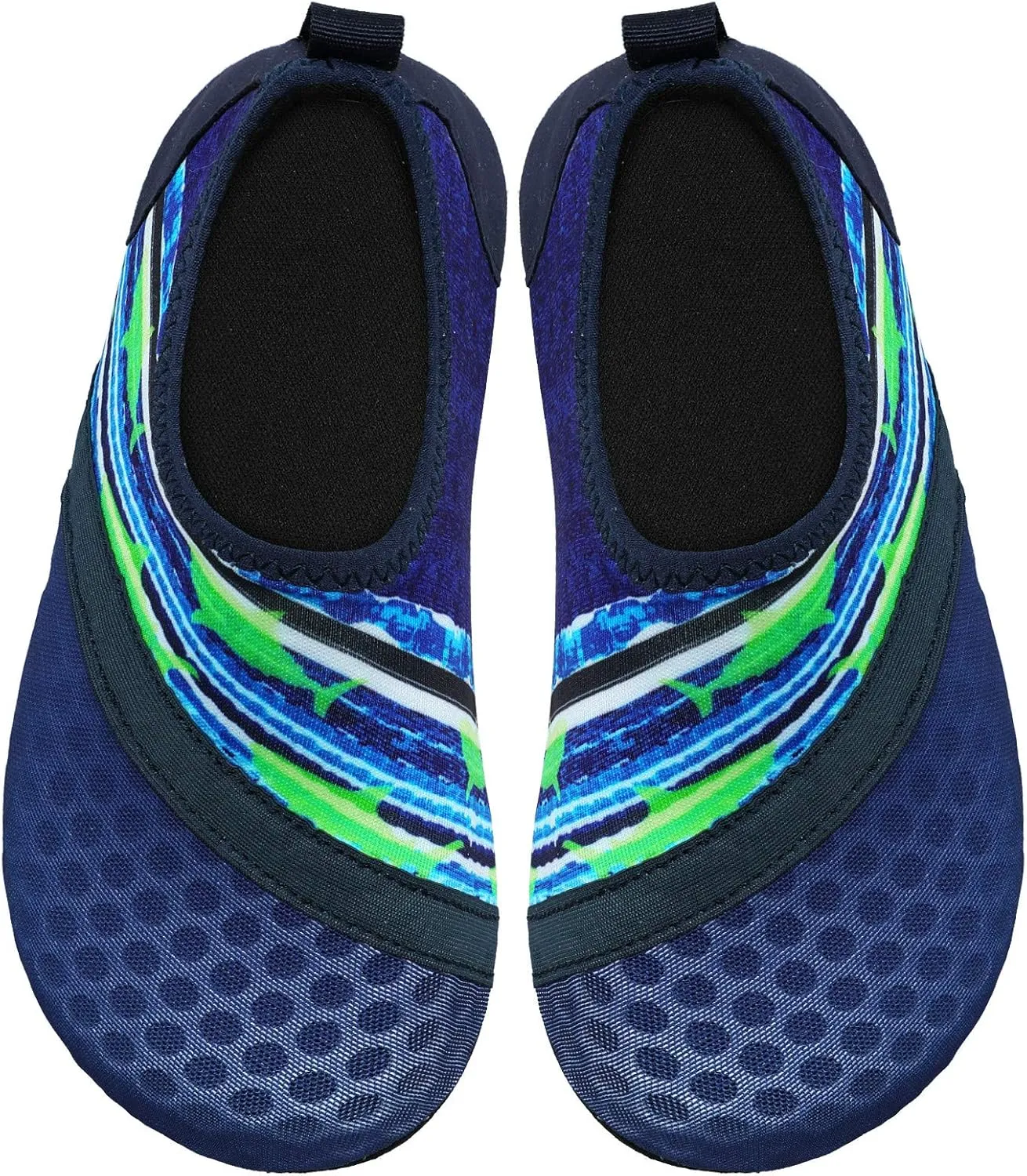 JIASUQI Kids Boys and Girls Summer Athletic Water Shoes Aqua Socks for Beach Swimming Pool