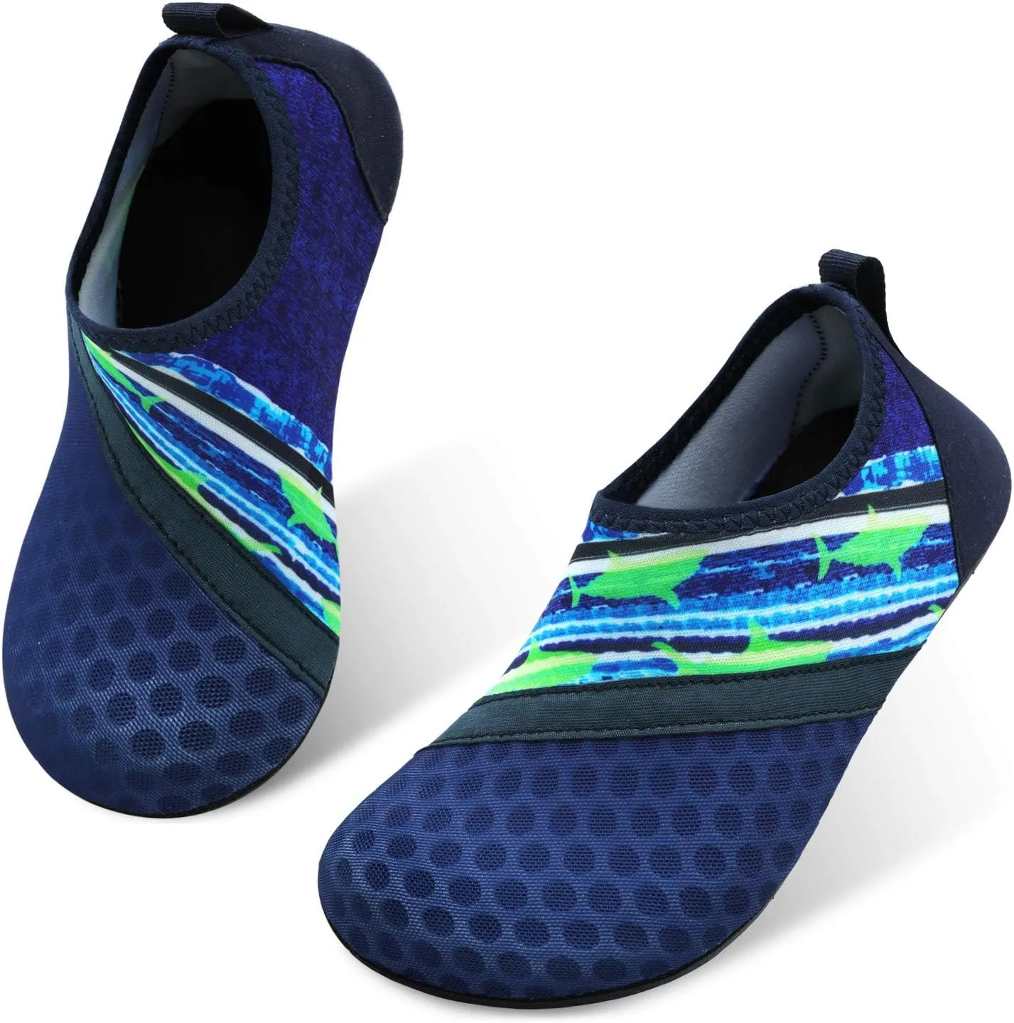 JIASUQI Kids Boys and Girls Summer Athletic Water Shoes Aqua Socks for Beach Swimming Pool