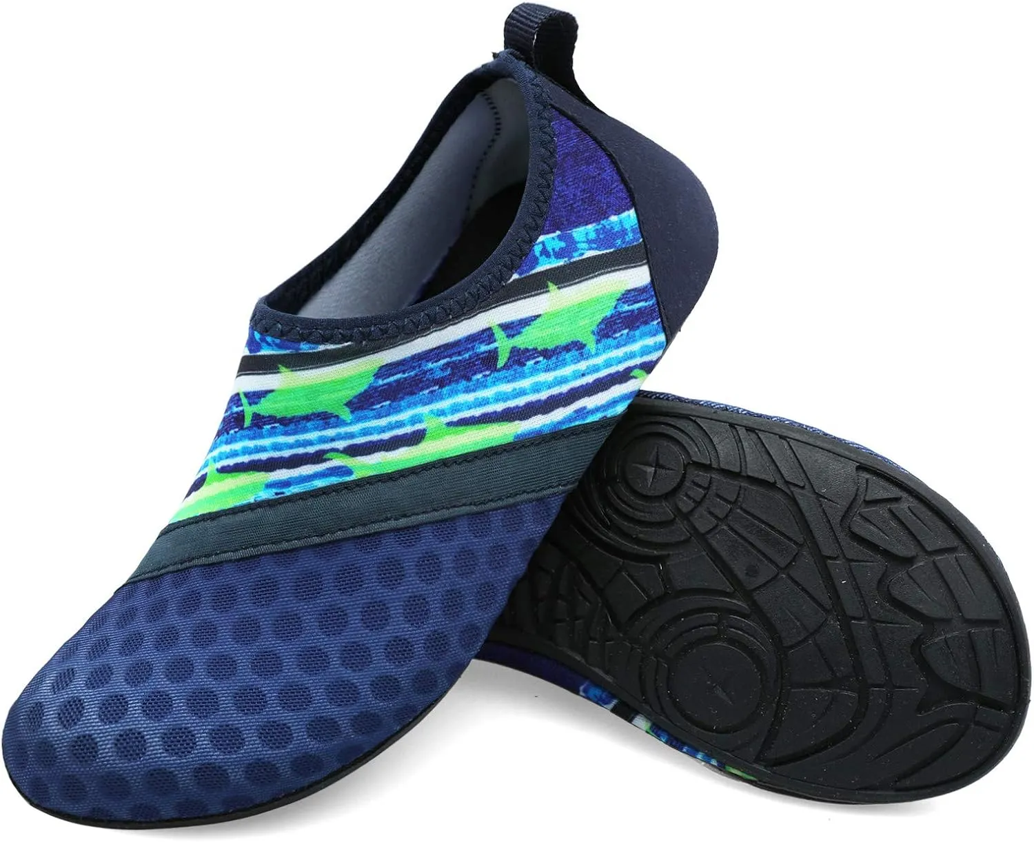 JIASUQI Kids Boys and Girls Summer Athletic Water Shoes Aqua Socks for Beach Swimming Pool