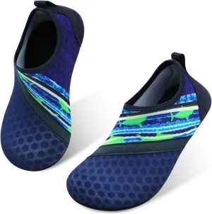 JIASUQI Kids Boys and Girls Summer Athletic Water Shoes Aqua Socks for Beach Swimming Pool