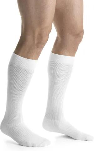 JOBST ActiveWear 20-30mmHg Compression Socks Knee High, Closed Toe, Cool White, X-Large
