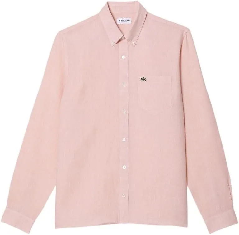 Lacoste Men's Core Collection Regular Fit Long Sleeve Solid Shirt