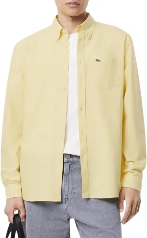 Lacoste Men's Core Collection Regular Fit Long Sleeve Solid Shirt