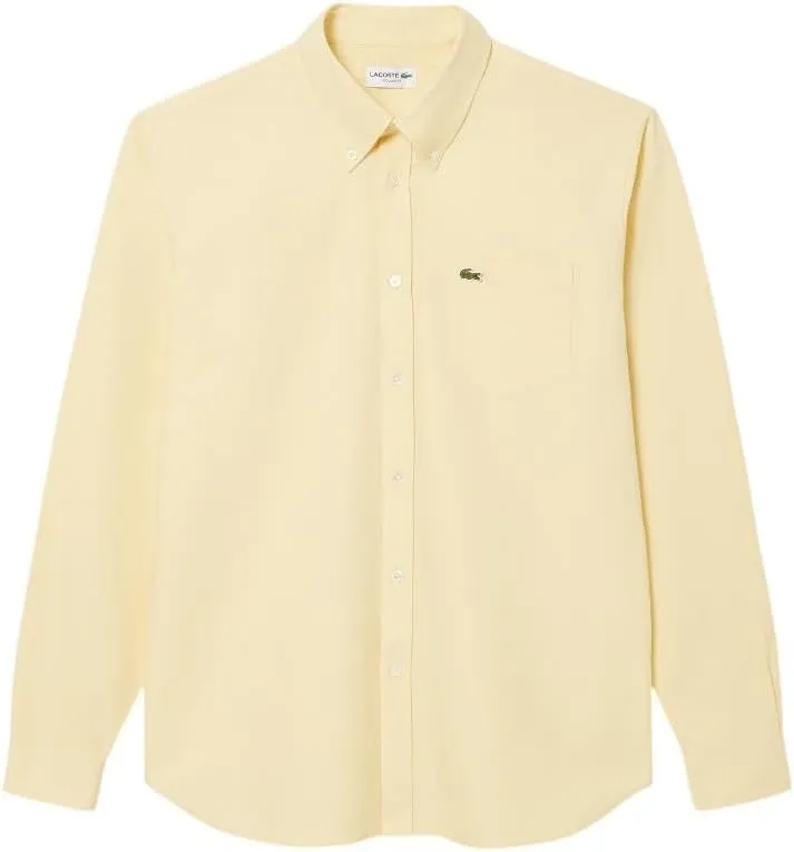 Lacoste Men's Core Collection Regular Fit Long Sleeve Solid Shirt