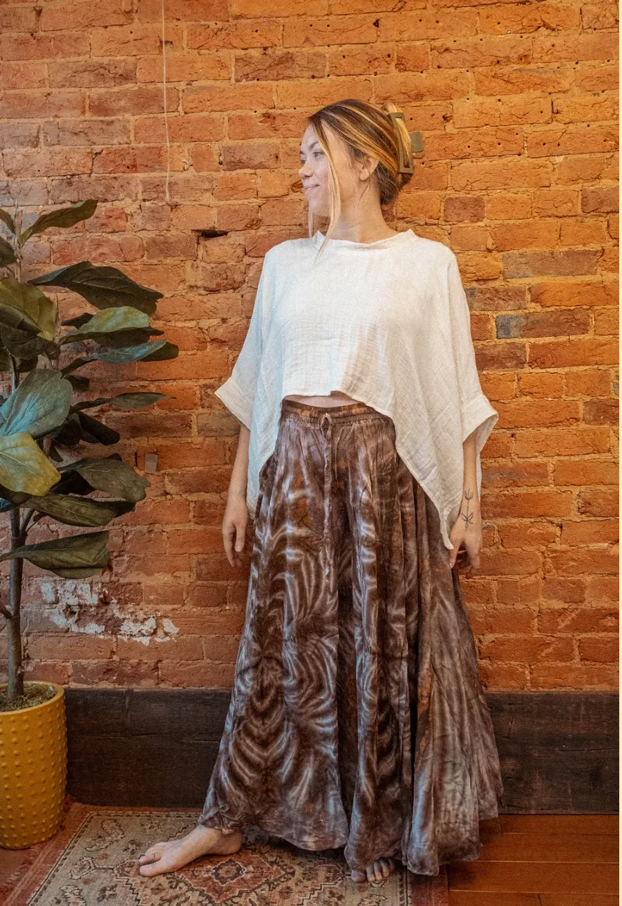 Lola Bamboo, Organic Cotton Top (Natural)