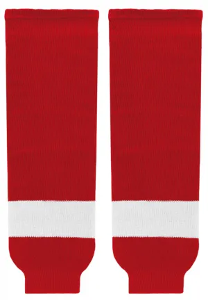 Modelline Detroit Jr. Red Wings Home Red Knit Ice Hockey Socks
