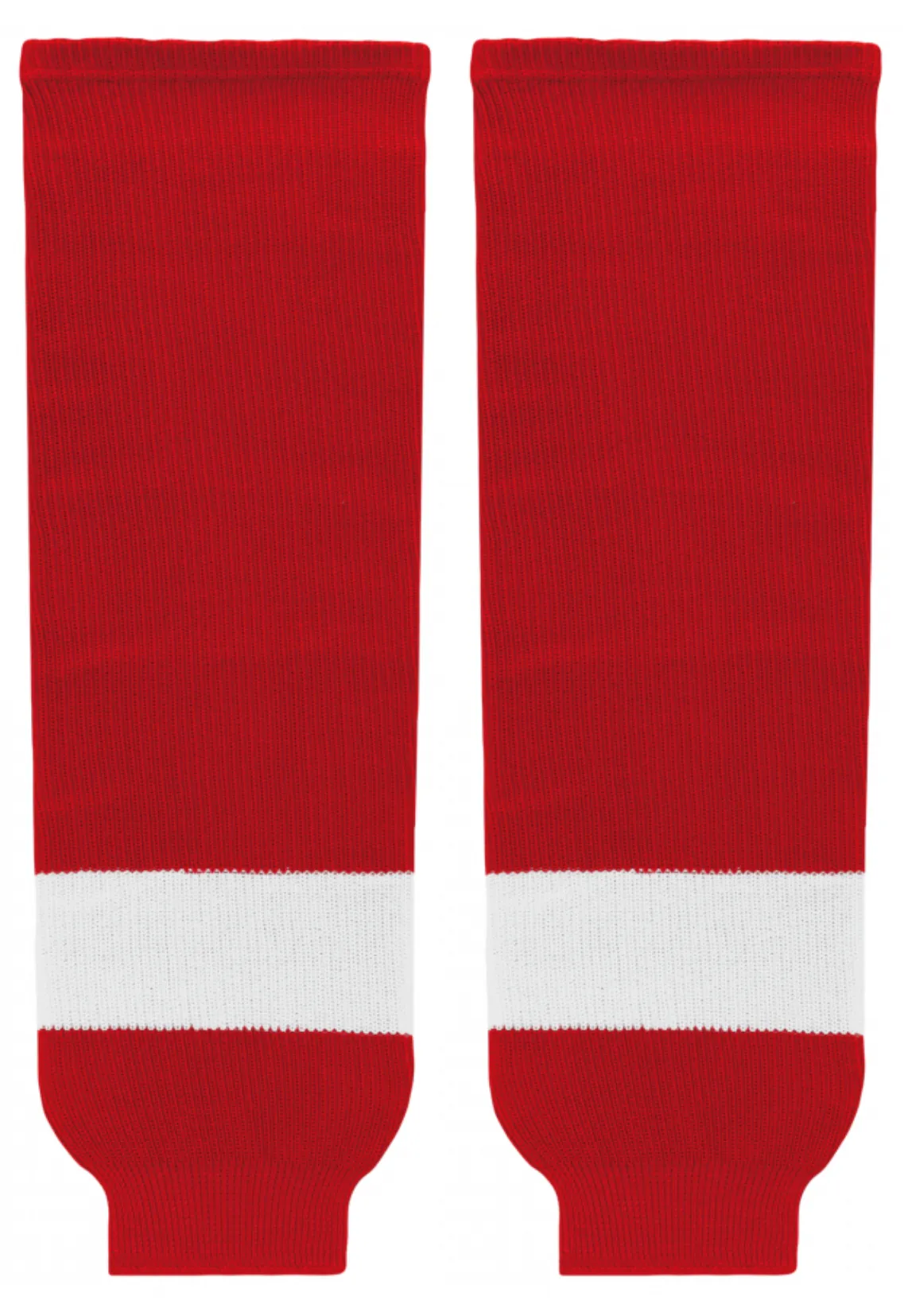 Modelline Detroit Jr. Red Wings Home Red Knit Ice Hockey Socks