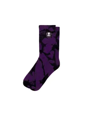 PURPLE GRAPE TIE DYE SOCKS