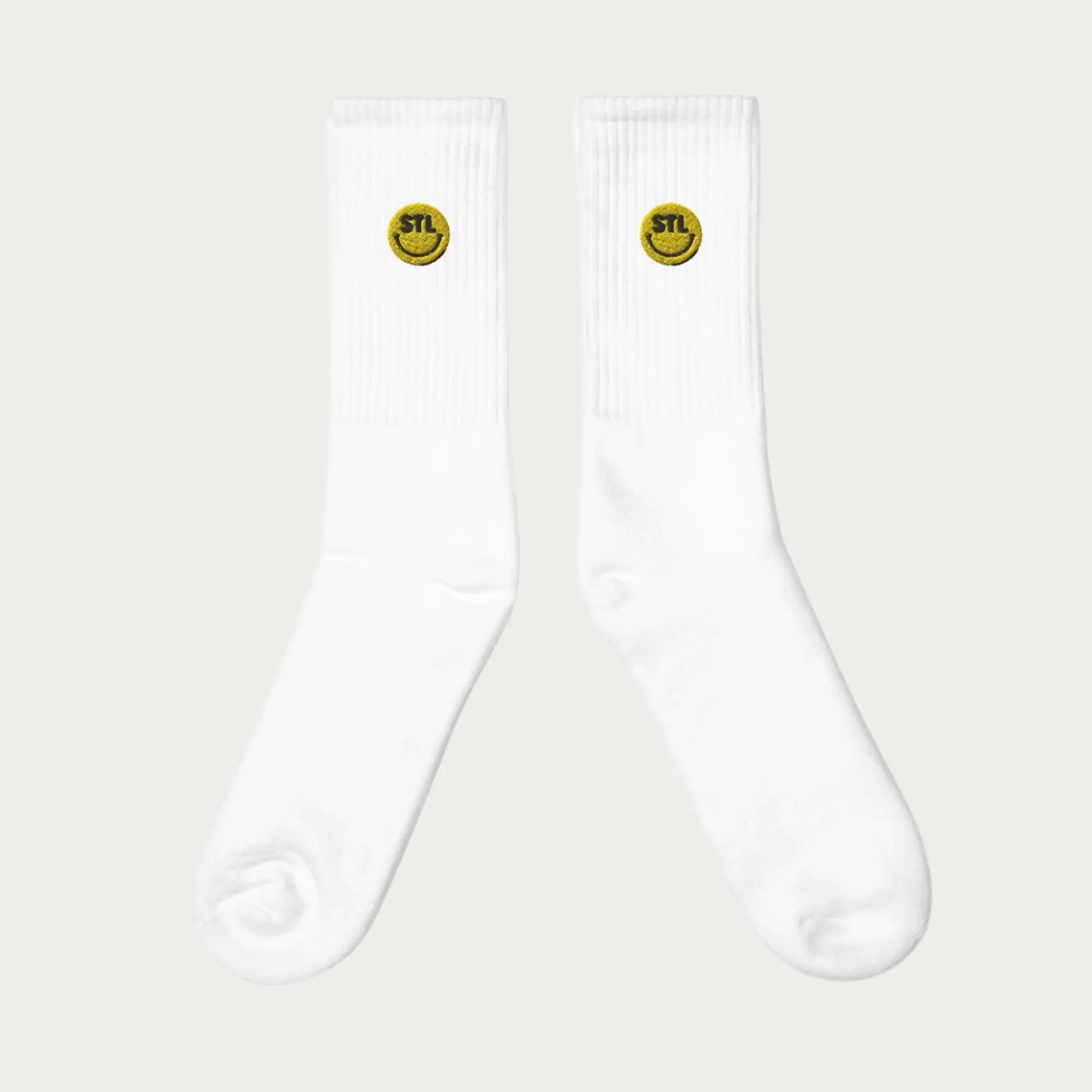 Smiley STL Embroidered socks