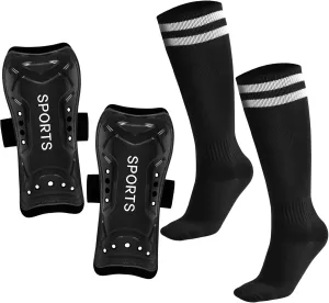 Soccer Shin Guards, Youth Soccer Shin Pads, Breathable and Lightweight Child Calf Protective Gear Soccer Equipment for 3-15 Years Old Boys Girls Toddler Kids Teenagers