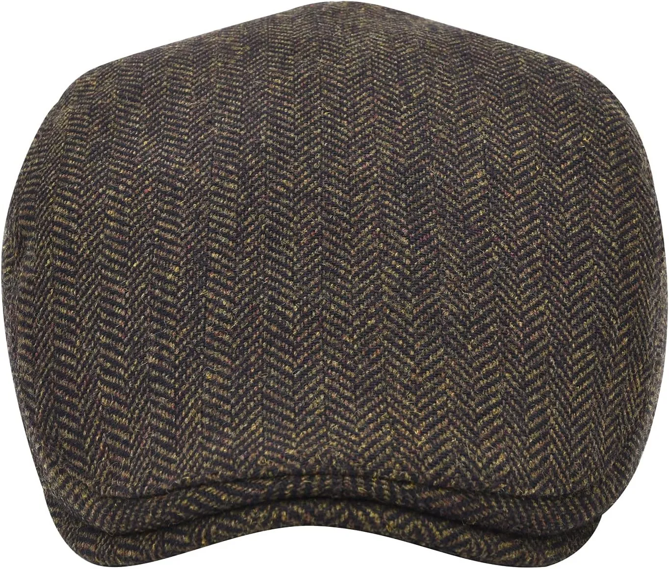 STARANCE Men's Flat Cap Wool Tweed Driving Irish Newsboy Hat