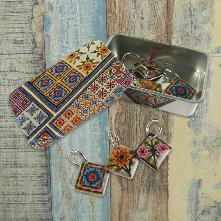 Stitch Markers (Set of 6) by Emma Ball