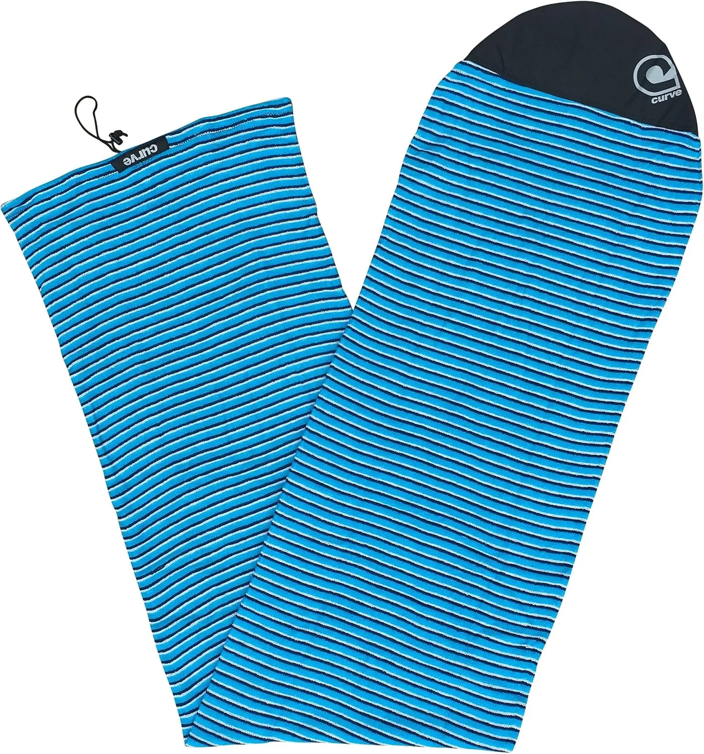 Stretch Surfboard/Longboard Sock Cover - Round Nose Sizes 6'10 up to 9'6 - up to 23" wide [CHOOSE COLOR]
