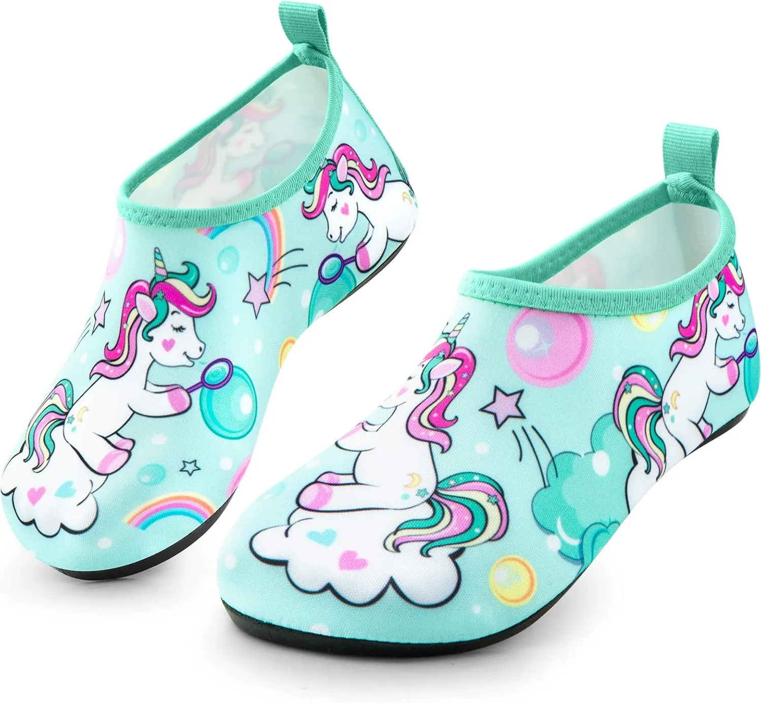 Sunnywoo Water Shoes for Kids Girls BoysToddler Kids Swim Water Shoes Quick Dry Non-Slip Water Skin Barefoot Sports Shoes Aqua Socks for Beach Outdoor Sports