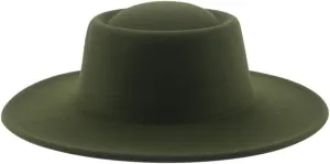 Vsadsau Women Men Fedora Hats Big Brim Hats Winter Autumn Felted Formal Dress Church Panama Hats
