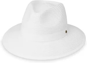 Wallaroo Hat Company  Womens Gabi Fedora  UPF 50  UV Sun Protection, Ponytail Sun Hat, Packable, Adjustable, Medium Size