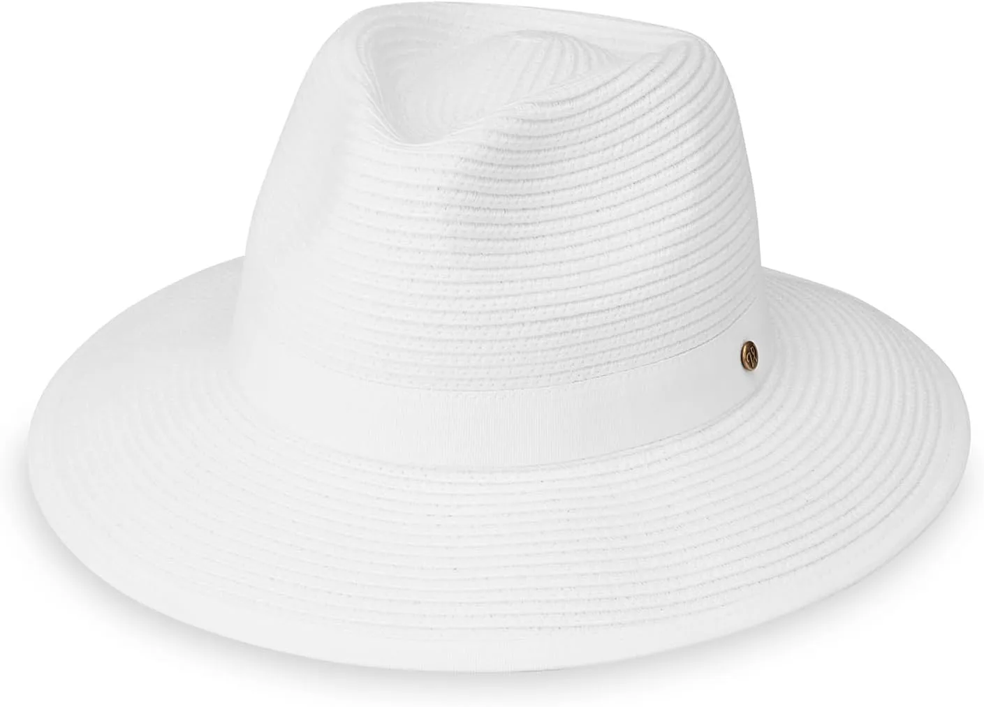 Wallaroo Hat Company  Womens Gabi Fedora  UPF 50  UV Sun Protection, Ponytail Sun Hat, Packable, Adjustable, Medium Size