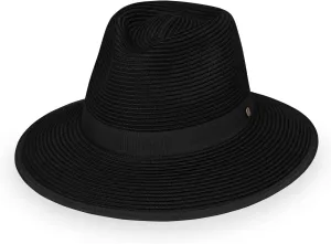 Wallaroo Hat Company  Womens Gabi Fedora  UPF 50  UV Sun Protection, Ponytail Sun Hat, Packable, Adjustable, Medium Size