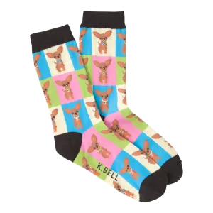 Women's Chihuahua Crew Socks ^