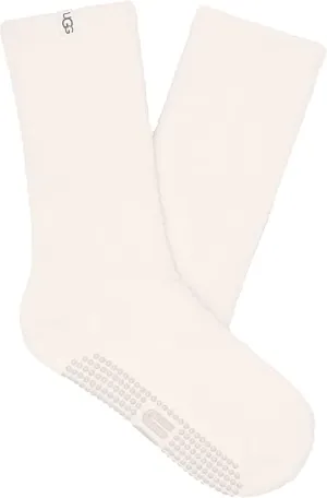 WOMEN'S UGG PAITYN COZY GRIPPER CREW SOCK | CREAM